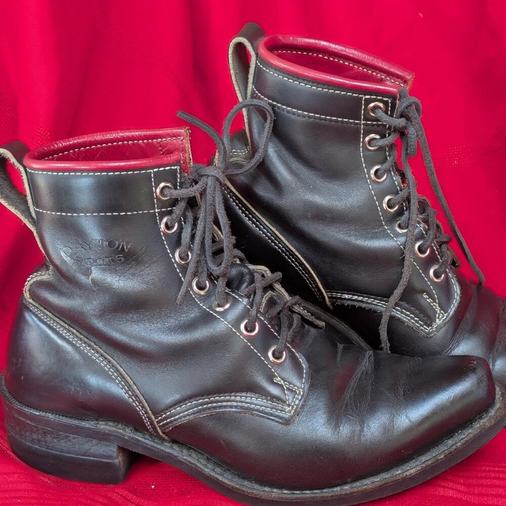 Leather Dayton Motorcycle Boots